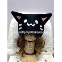 ราคา หมวกแฟชั่นหน้าแมวสีดำ (ทรงเหลี่ยม) (หน้าหนวดแมว) (59)