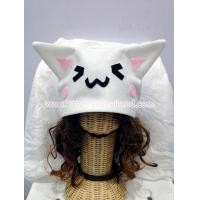 ราคา หมวกแฟชั่นหน้าแมวสีขาว (ทรงเหลี่ยม) (ตาหยี) (66)