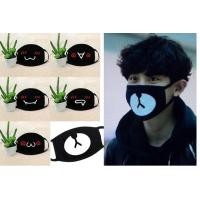 ราคา หน้ากากกันฝุ่น MASK [สีดำ] ผ้าปิดปาก ปิดจมูก emoji น่ารัก (157)