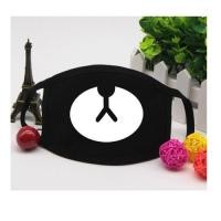 ราคา หน้ากากกันฝุ่น MASK [สีดำ] ผ้าปิดปาก ปิดจมูก emoji น่ารัก ผ้าปิดปากสีดำ ลายหมีคุมะ KUMA / Brown (163)