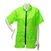 ราคา เสื้อช่างตัดขนสุนัข แบบคอจีน แขนสั้น : สีเขียว เบอร์ L (2349)