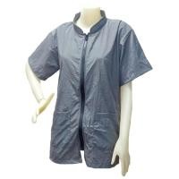 ราคา Groomer Apparel เสื้อช่างตัดขนสุนัข แบบคอจีน แขนสั้น : สีเทา เบอร์ M (2345)