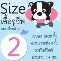 ราคา เสื้อชูชีพสุนัขแบบเสื้อกล้าม : สีชมพู เบอร์ 2 (2083)