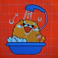 ราคา ลายปักการ์ตูน ปอมอาบน้ำฟักบัว (2484)