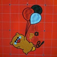 ราคา ลายปักการ์ตูน ปอมถือลูกโป่ง (2486)