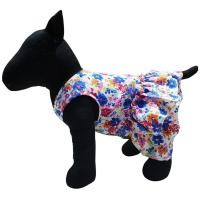 ราคา Dogtalog ชุดเดรสน้องหมา กระโปรงน้องหมา เสื้อหมา เสื้อสุนัข เสื้อหมาน่ารักๆ ลายดอกไม้ แบบลาย (2536)