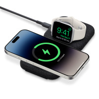 ราคา Belkin BoostCharge Pro 2-in-1 Magnetic Charging Travel Pad (HRX12PA/A)
