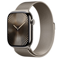 ราคา Apple Watch Series 10 รุ่น GPS + Cellular ตัวเรือนไทเทเนียมธรรมชาติ 46 มม. พร้อมสายแบบ Milanese Loop สีธรรมชาติ ขนาด S/M (MC7Q4SA/A)