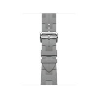 ราคา Apple Watch Hermès - สายแบบ Simple Tour Kilim สี Gris 42 มม. (MDFE4FE/A)