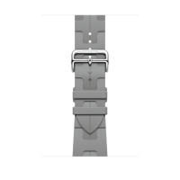 ราคา Apple Watch Hermès - สายแบบ Simple Tour Kilim สี Gris 46 มม. (MDFH4FE/A)