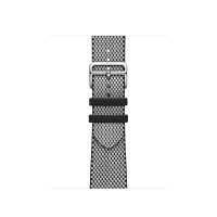 ราคา Apple Watch Hermès - สายแบบ Simple Tour Toile H สี Noir/Écru 42 มม. (MDFK4FE/A)