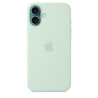 ราคา Apple เคสซิลิโคนสำหรับ iPhone 16 Plus พร้อม MagSafe - สีเขียวอความารีน (MDGU4FE/A)
