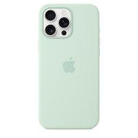 ราคา Apple เคสซิลิโคนสำหรับ iPhone 16 Pro Max พร้อม MagSafe - สีเขียวอความารีน (MDGY4FE/A)