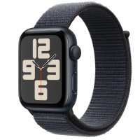 ราคา Apple Watch SE รุ่น GPS | ตัวเรือนอะลูมิเนียม สีมิดไนท์ 44 มม. | สายแบบ Sport Loop สีม่วงน้ำหมึก (MXEP3SA/A)
