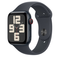 ราคา Apple Watch SE รุ่น GPS + Cellular | ตัวเรือนอะลูมิเนียม สีมิดไนท์ 44 มม. | สายแบบ Sport Band สีมิดไนท์ ขนาด S/M (MXGL3SA/A)