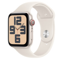 ราคา Apple Watch SE รุ่น GPS + Cellular | ตัวเรือนอะลูมิเนียม สีสตาร์ไลท์ 44 มม. | สายแบบ Sport Band สีสตาร์ไลท์ ขนาด M/L (MXGU3SA/A)