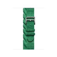 ราคา Apple Watch Hermès - สายแบบ Double Tour Torsade สี Vert Moyen 42 มม. (MXK13FE/A)