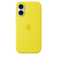 ราคา Apple เคสซิลิโคนสำหรับ iPhone 16 พร้อม MagSafe - สีเหลืองมะเฟือง (MYY73FE/A)