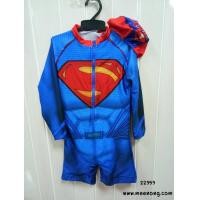 ราคา ชุดว่ายน้ำ เด็กผู้ชาย Super man บอดี้สูทแขนยาวสั้นขาสั้น ไซส์ XS (22353)