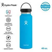 ราคา ขวดน้ำ สุญญากาศ HYDRO FLASK WIDE MOUTH 40 OZ Pacific Blue (2155)