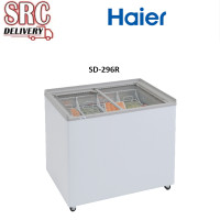 ราคา HAIER ตู้แช่ฝากระจก ความจุ 225 ลิตร 8 คิว รุ่น SD-296R สีขาว (967)