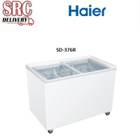 ราคา HAIER ตู้แช่ฝากระจก ความจุ 288 ลิตร 10.2 คิว รุ่น SD-376R สีขาว (968)