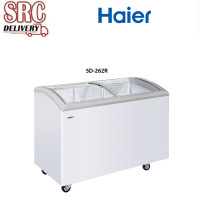 ราคา HAIER ตู้แช่ฝากระจก ความจุ 198 ลิตร 7 คิว รุ่น SD-262R สีขาว (969)