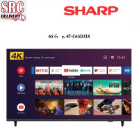 Sharp 4K Android TV ทีวี ขนาด 65 นิ้ว รุ่น 4T-C65DJ3X