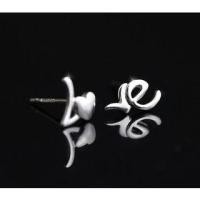 ราคา 925 Sterling Silver LOVE Lettering Earring 1 Pair - As Shown In Figure - One Size (1075674790)