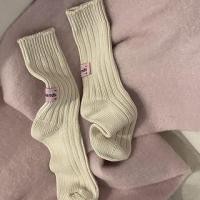 ราคา Lettering Applique Socks Off-White - One Size (1119928087)