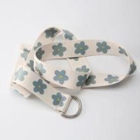 ราคา Flower Nylon Belt Gray Flowers - Off-White - One Size (1109592423)