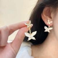 ราคา Butterfly Earring 1 Pair - Stud Earrings - White - One Size (1122631093)