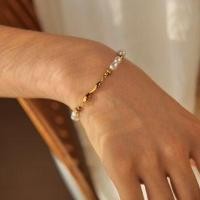 ราคา Faux Pearl Bracelet 1 Pc - JDB2305013 - Gold & Off-White - One Size (1124033522)