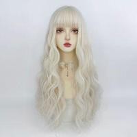 ราคา Long Full Wig - Wavy Off-White - One Size (1118216239)