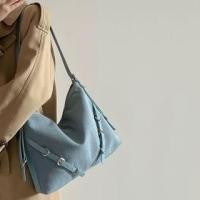 ราคา Denim Buckled Tote Bag Sky Blue - One Size (1125884248)