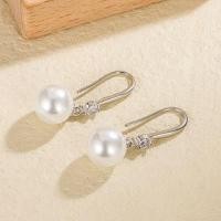 ราคา Faux Pearl Drop Earring 1 Pair - Off-White - One Size (1128369723)