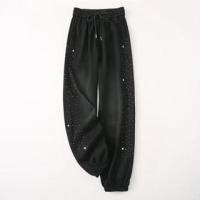 ราคา Drawstring Waist Star Print Harem Pants (1127729898)