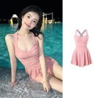 ราคา Halter Plain Swim Dress (1127872339)