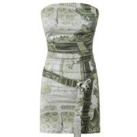 ราคา Strapless Patterned Mini Sheath Dress (1128081683)