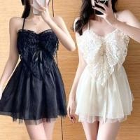 ราคา Halter Plain Bow Swim Dress (1128517517)