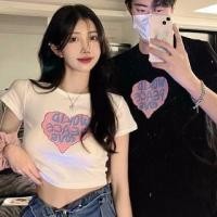 ราคา Couple Matching Short-Sleeve Crew Neck Lettering T-Shirt (Various Designs) (1128136260)