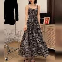 ราคา Spaghetti Strap Patterned Maxi Sundress (1128636120)