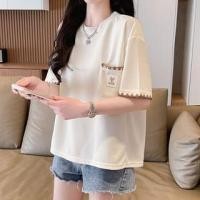 ราคา Short-Sleeve Crewneck Pocketed T-Shirt (1128992675)