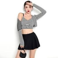 ราคา Set: Striped Bikini + Cover-Up (1129059537)