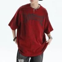 ราคา Couple Matching Short-Sleeve Crew Neck Lettering T-Shirt (1129116831)