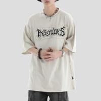 ราคา Couple Matching Short-Sleeve Crew Neck Lettering T-Shirt (1129116740)