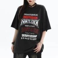 ราคา Couple Matching Short-Sleeve Crew Neck Lettering T-Shirt (1129115790)