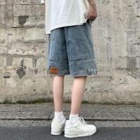 ราคา Mid Rise Applique Washed Denim Shorts (1129166921)