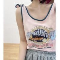 ราคา Lettering Contrast Trim Tank Top (1111348546)