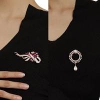 ราคา Rhinestone Faux Pearl Alloy Brooch (Various Designs) (1129402956)